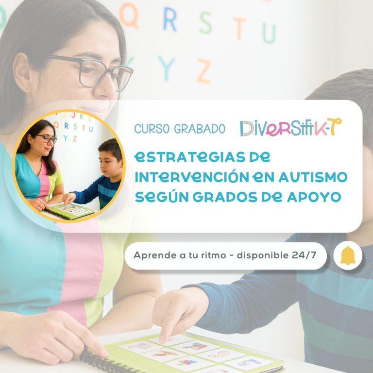 Estrategias de Intervención en Autismo según Grados de Apoyo