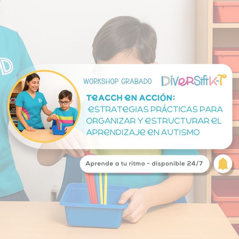 Workshop TEACCH en acción: estrategias prácticas para organizar y estructurar el aprendizaje en autismo