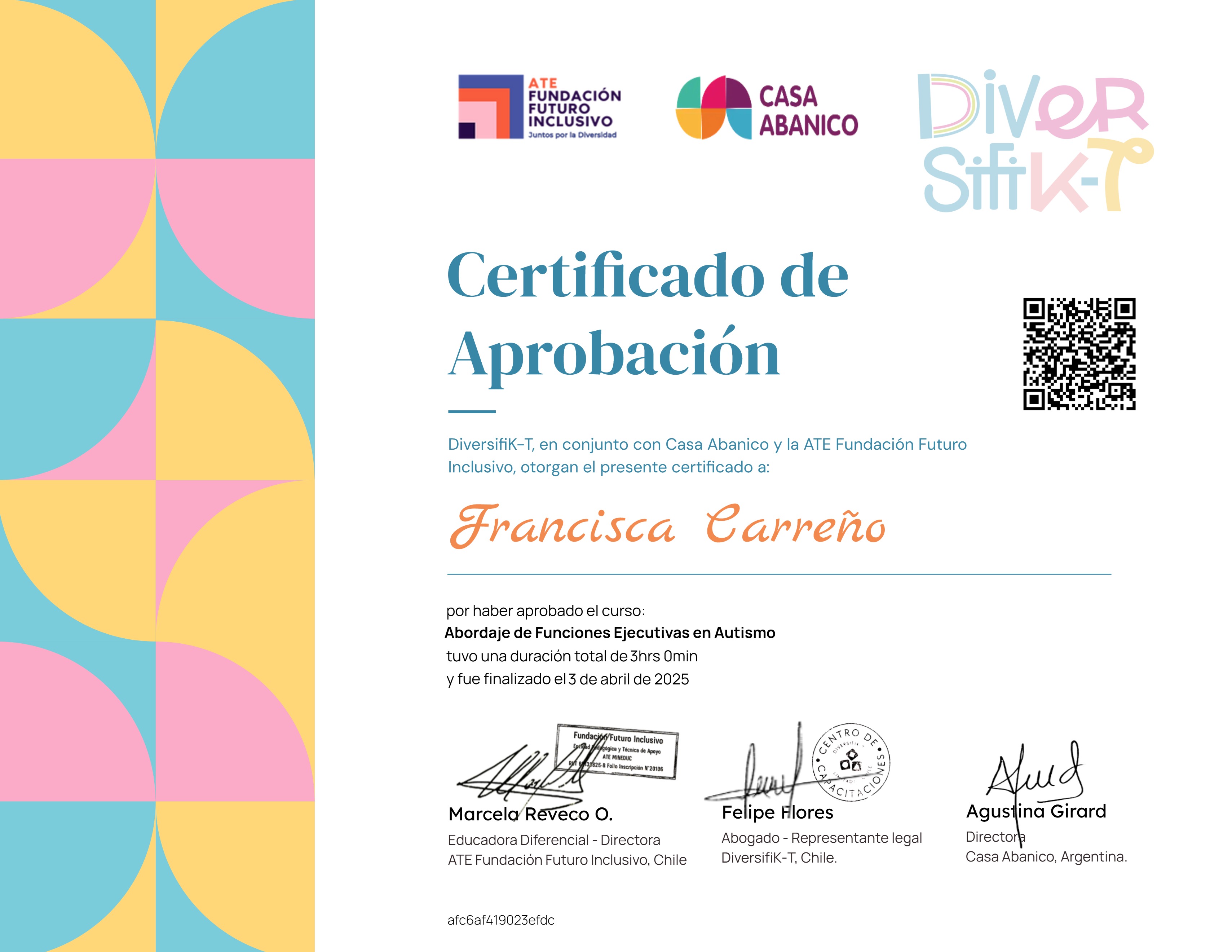 Abordaje de Funciones Ejecutivas en Autismo